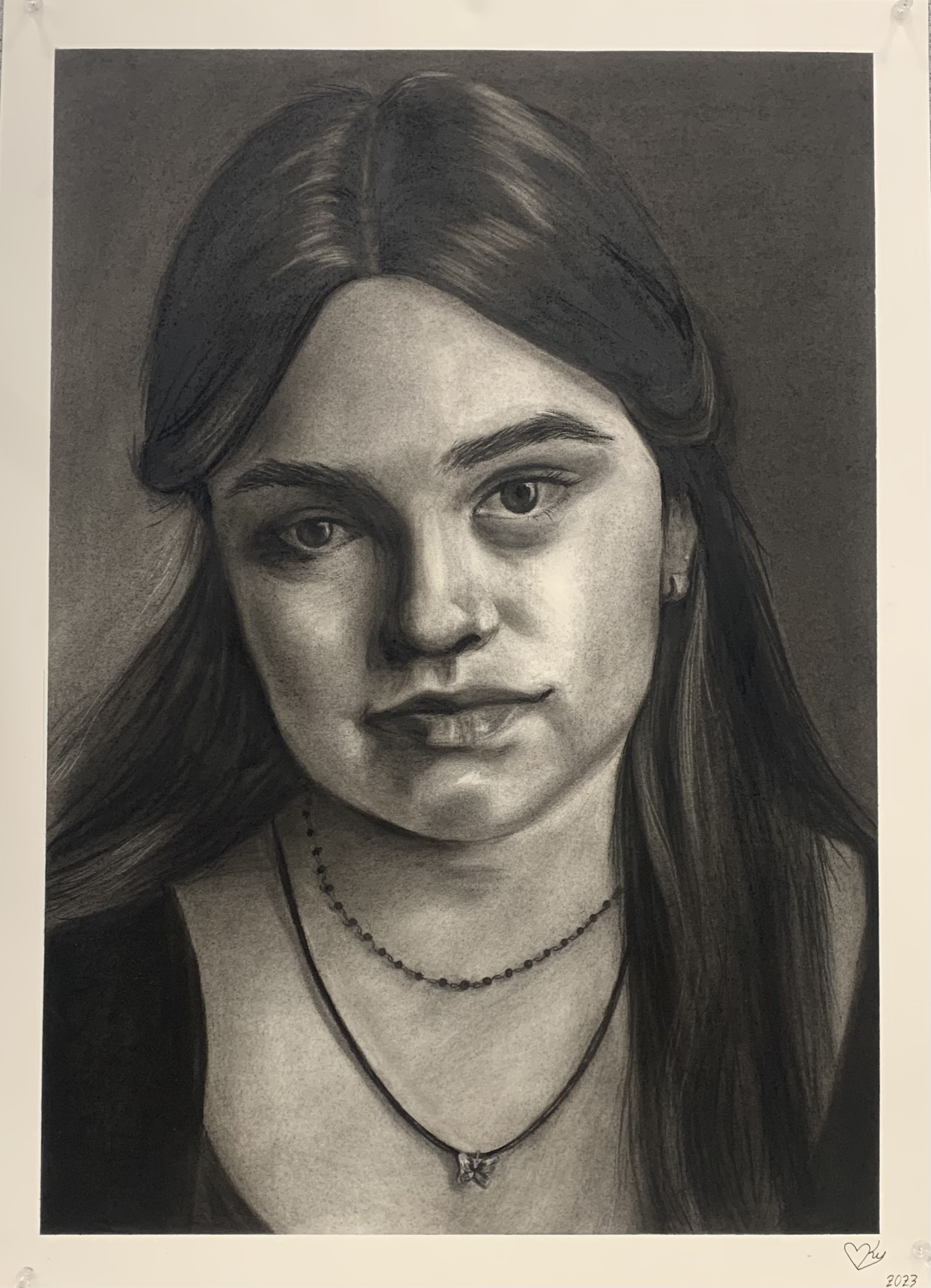 Self portrait of artist